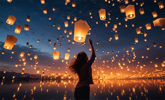 Celebration of lanterns